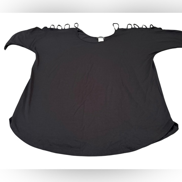 Women’s Venus Cold Shoulder Viscose & Elastane Long Flowing Short Sleeves NWOT - Picture 4 of 14